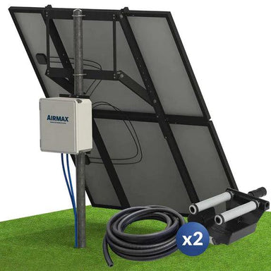 Airmax SolarSeries Direct Drive Aeration System Aerator Airmax SolarSeries Direct Drive w/ 2 Diffusers and 200 ft 5/8 Airline