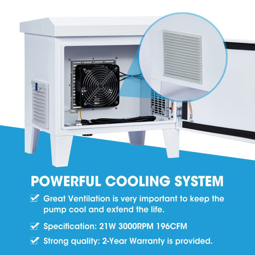 Healthy Aqua PAS10 Pond & Lake Aerator System Aerator Healthy Aqua Include Cabinet