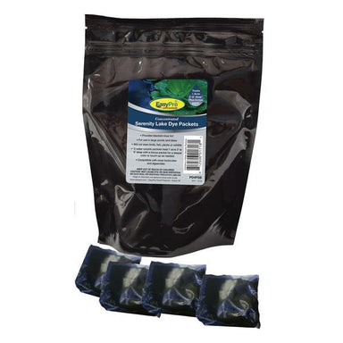 EasyPro Concentrated Lake Dye Packets - Dry Pond Dye EasyPro Serenity (mix of black and blue dyes) - 4 Packets