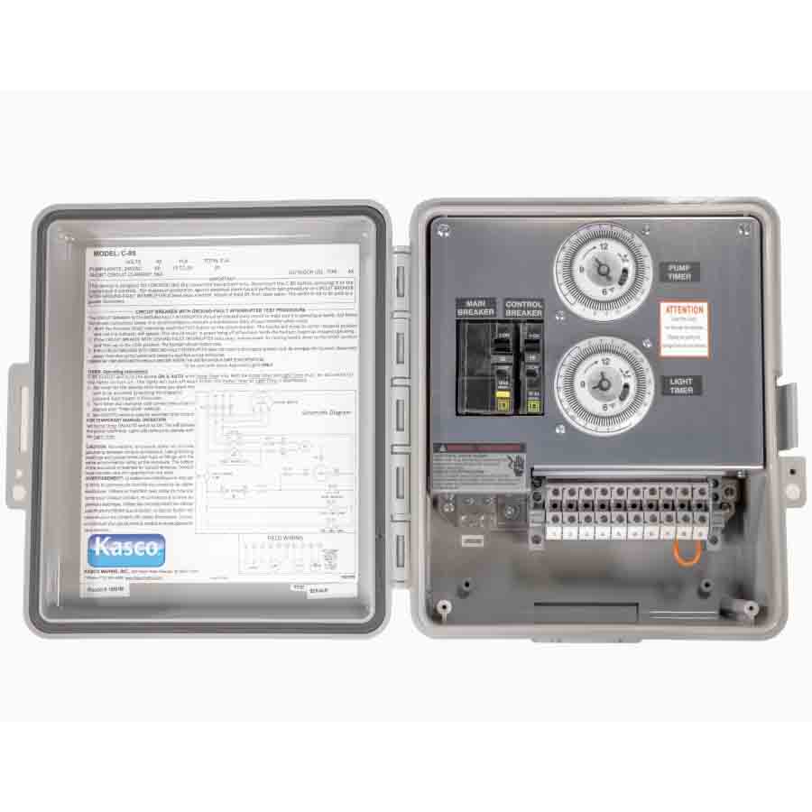 Kasco C-95 230V 30A Control Panel for Fountains and Aerators Timer Kasco Marine