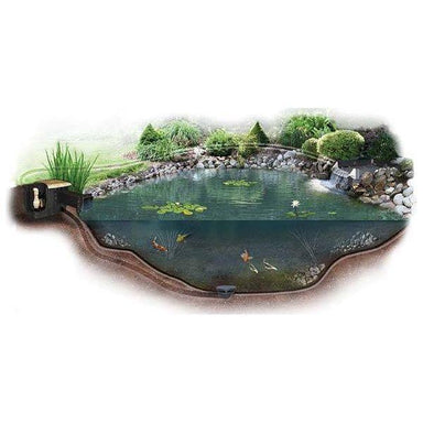 EasyPro Pro-Series Large - Complete Kit for 24′ x 24′ Pond Pond Package EasyPro