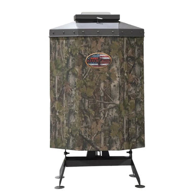 Texas Avenger Fish Feeder with a brand logo on a white background