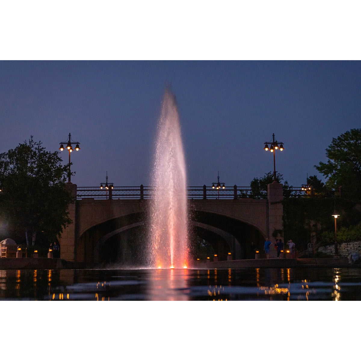 Pond Fountains With Lights — LED Bundles | Your Pond Pros