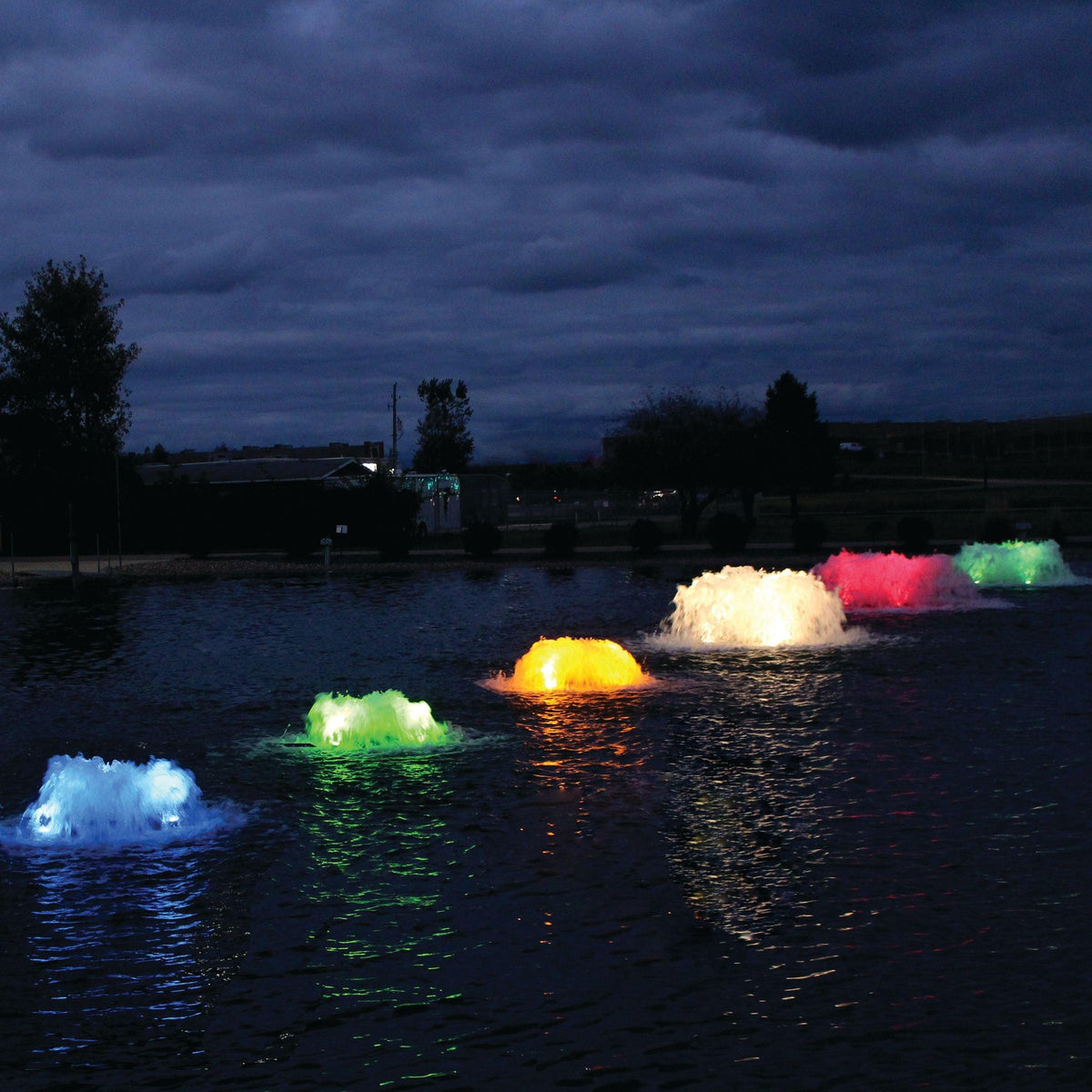 Pond Fountain Lights — LED & Color-Changing Kits | Your Pond Pros