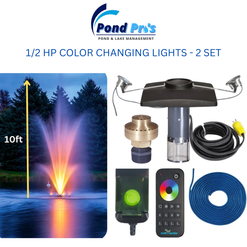 Scott Aerator Amherst Fountain With Lights Bundle