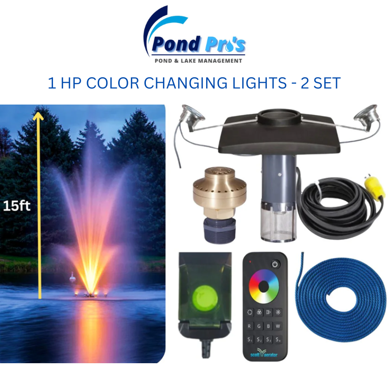 Scott Aerator Amherst Fountain With Lights Bundle