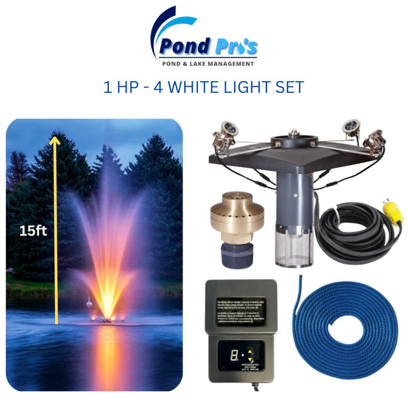 Scott Aerator Amherst Fountain With Lights Bundle