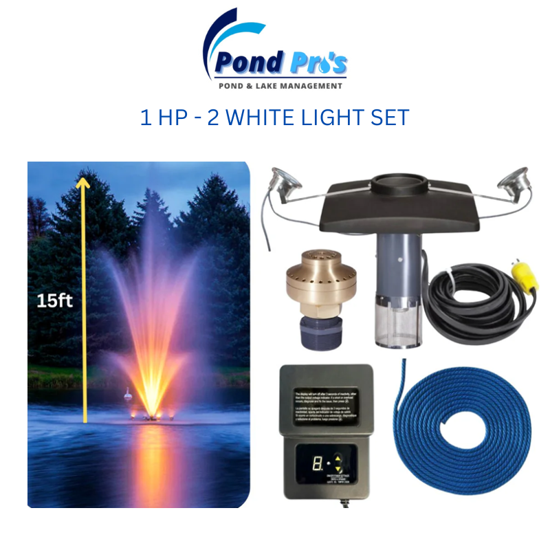 Scott Aerator Amherst Fountain With Lights Bundle