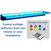 24" Stainless Steel NiteFalls Color Changing Spillway with Remote Spillway Anjon   