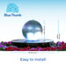 24 inch crystal sphere fountain installation dimensions