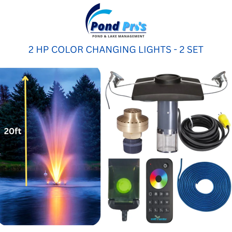 Scott Aerator Amherst Fountain With Lights Bundle
