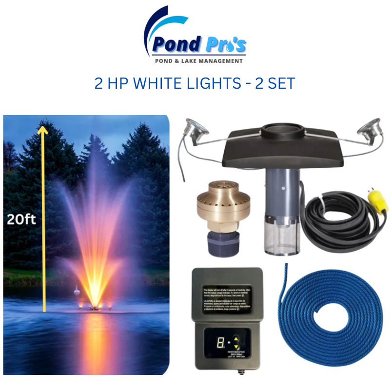 Scott Aerator Amherst Fountain With Lights Bundle
