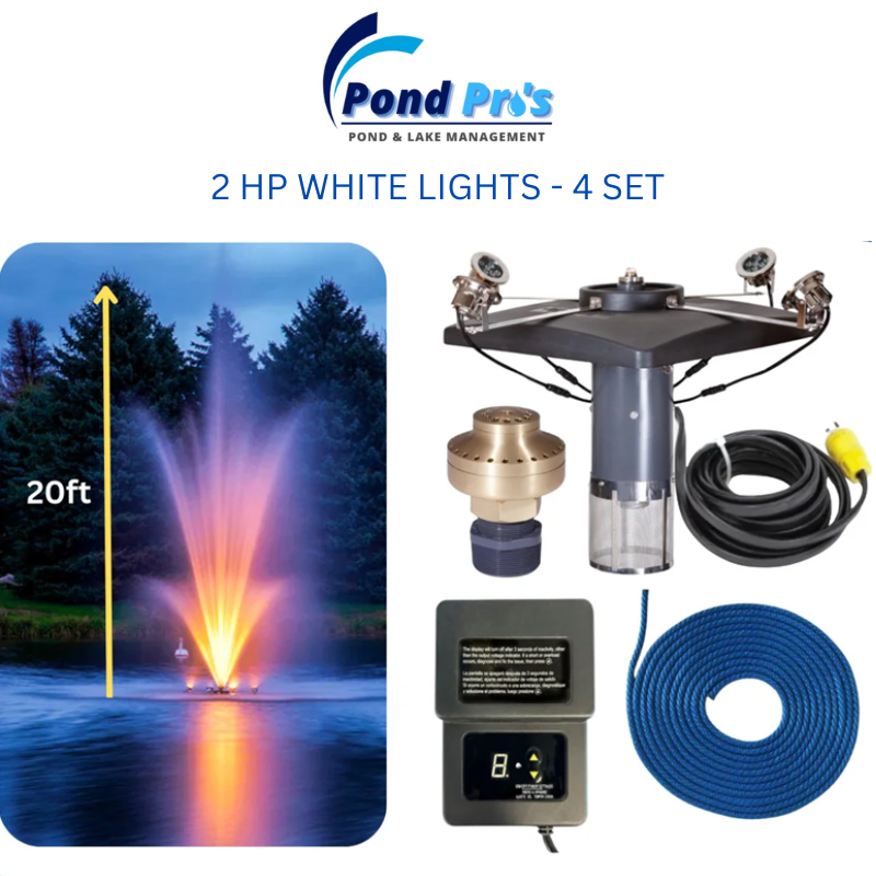Scott Aerator Amherst Fountain With Lights Bundle