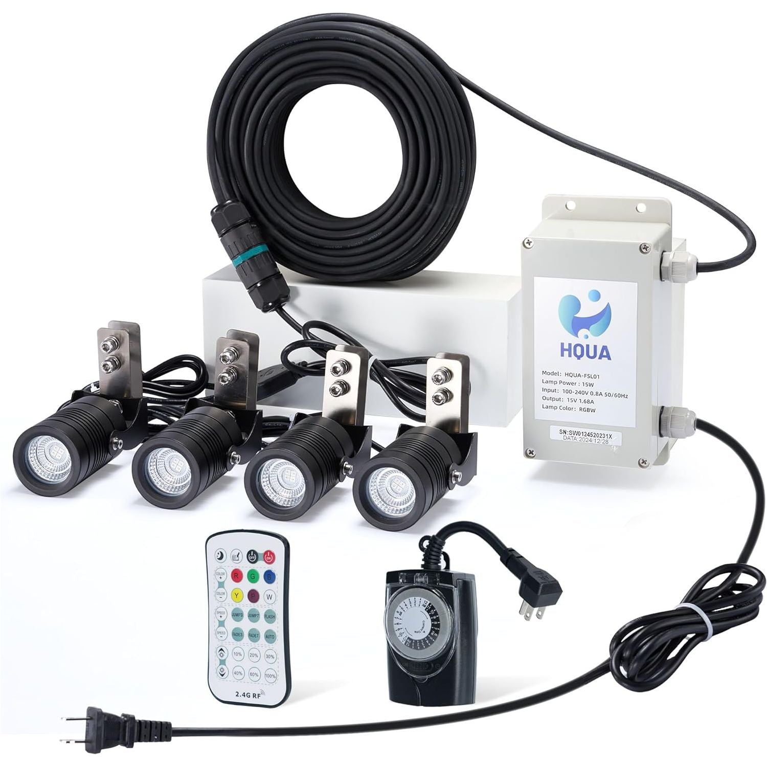 Healthy Aquatics Color-Changing LED Fountain Light Set Fountain Lights Healthy Aqua