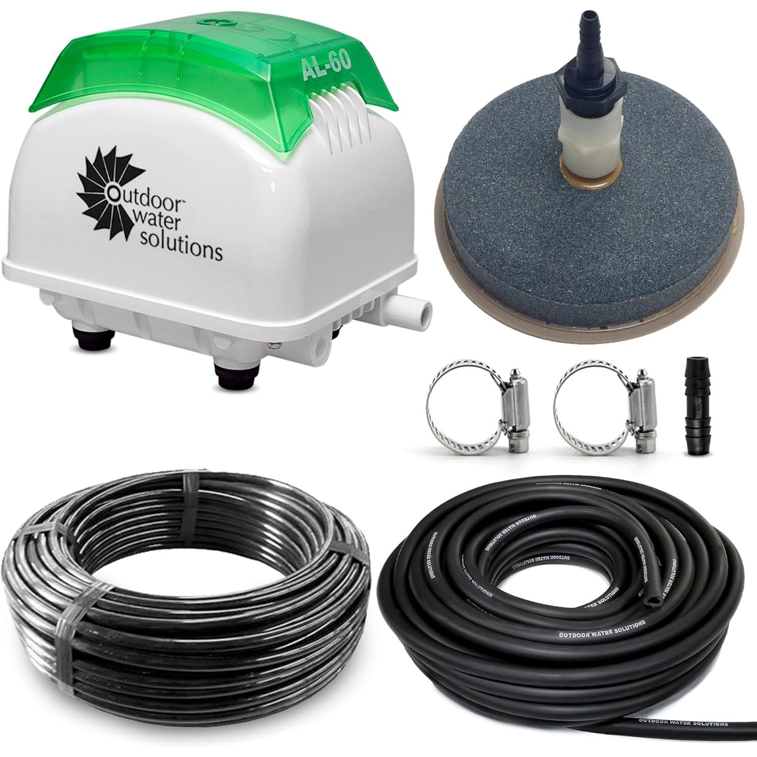 Outdoor Water Solutions Pond Aerator Bubbler Shallow Pond Aeration