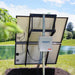 Airmax SolarSeries Direct Drive complete aeration system set installed near a pond