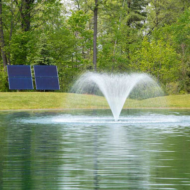 Solar Pond Aerator with Battery Backup – Airmax SolarSeries Aeration System