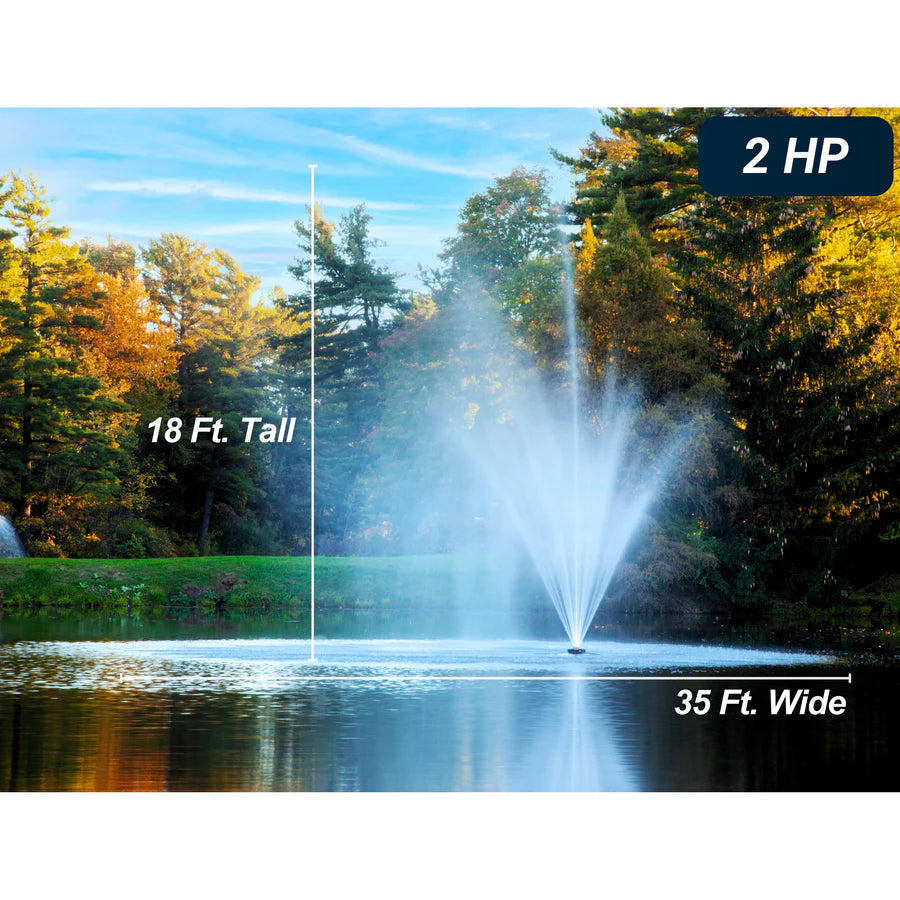 Scott Aerator Amherst Pond Fountain