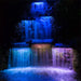 24" Stainless Steel NiteFalls Color Changing Spillway with Remote Spillway Anjon   