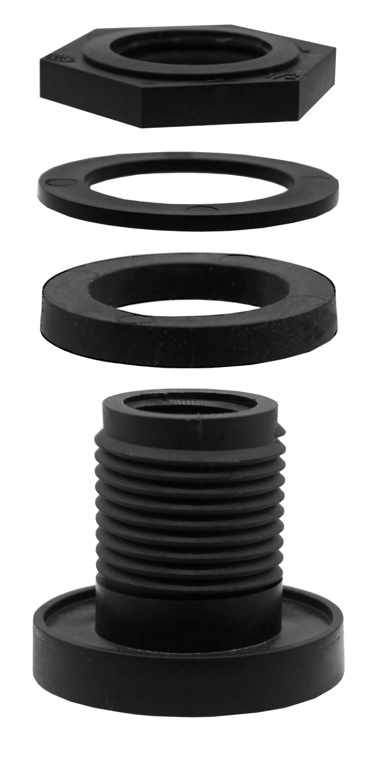 EasyPro BF Series heavy duty bulkhead fitting