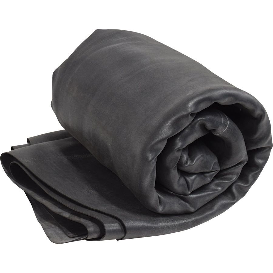 Folded black DuraLiner EPDM rubber pond liner