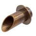 BWS2RN Vianti Falls antique brass round wall scupper
