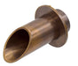 BWS2RN Vianti Falls antique brass round wall scupper
