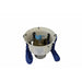 Power House Ice Eater top view with blue straps on a white background
