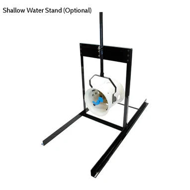 Ice Eater P750 attached to Shallow water stand on a white background
