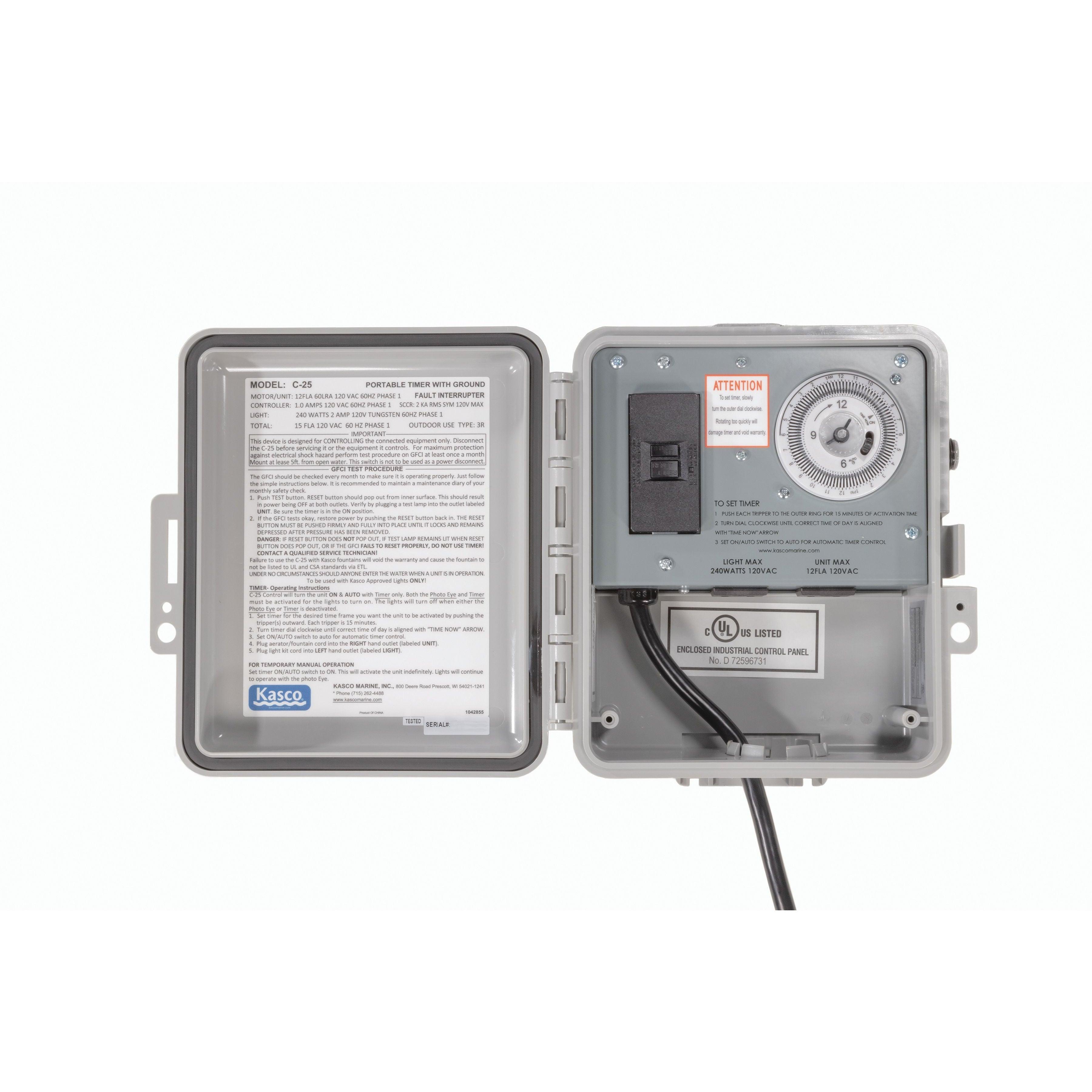 Kasco C25 Control Panel Timer Kasco Marine   
