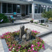 Double Cascade boulder fountain in a landscape
