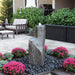 Blue Thumb Deschutes GFRC boulder fountain with shelf waterfall