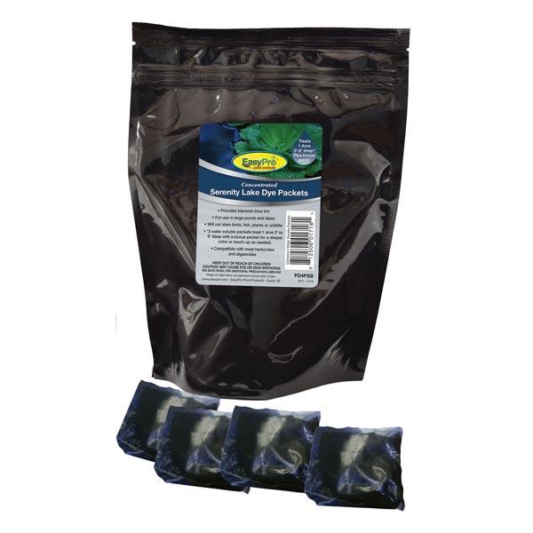 EasyPro Concentrated Lake Dye Packets - Dry Pond Dye EasyPro Serenity (mix of black and blue dyes) - 4 Packets  