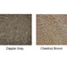 GFRC rock color options Dapple Gray and Chestnut Brown