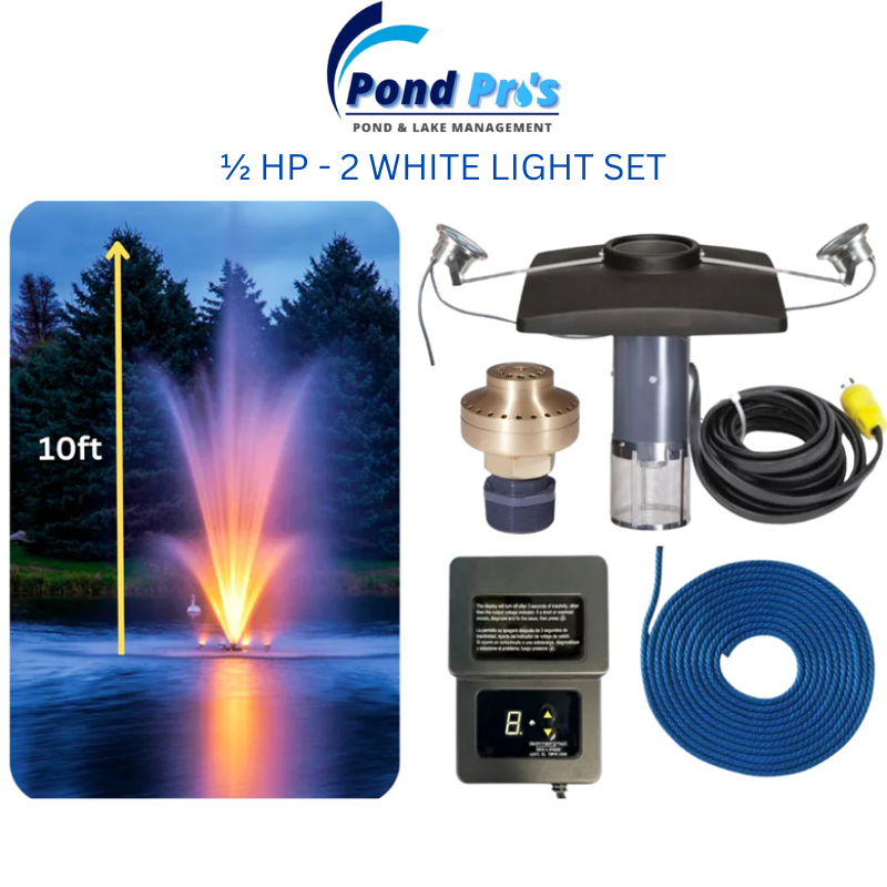 Scott Aerator Amherst Fountain With Lights Bundle