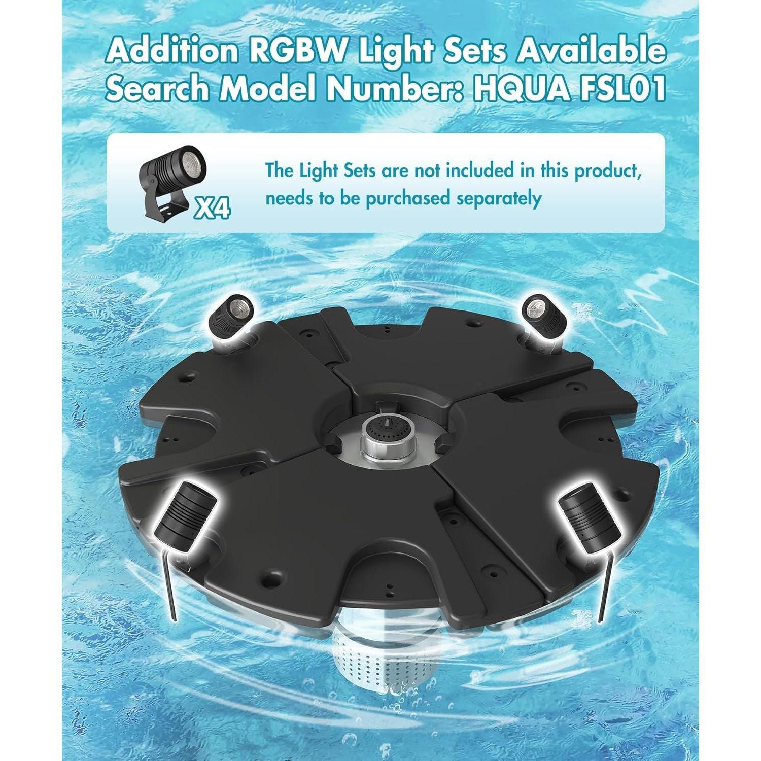 Healthy Aquatics-FS01  1/2 HP Floating Fountain Fountain Healthy Aqua   