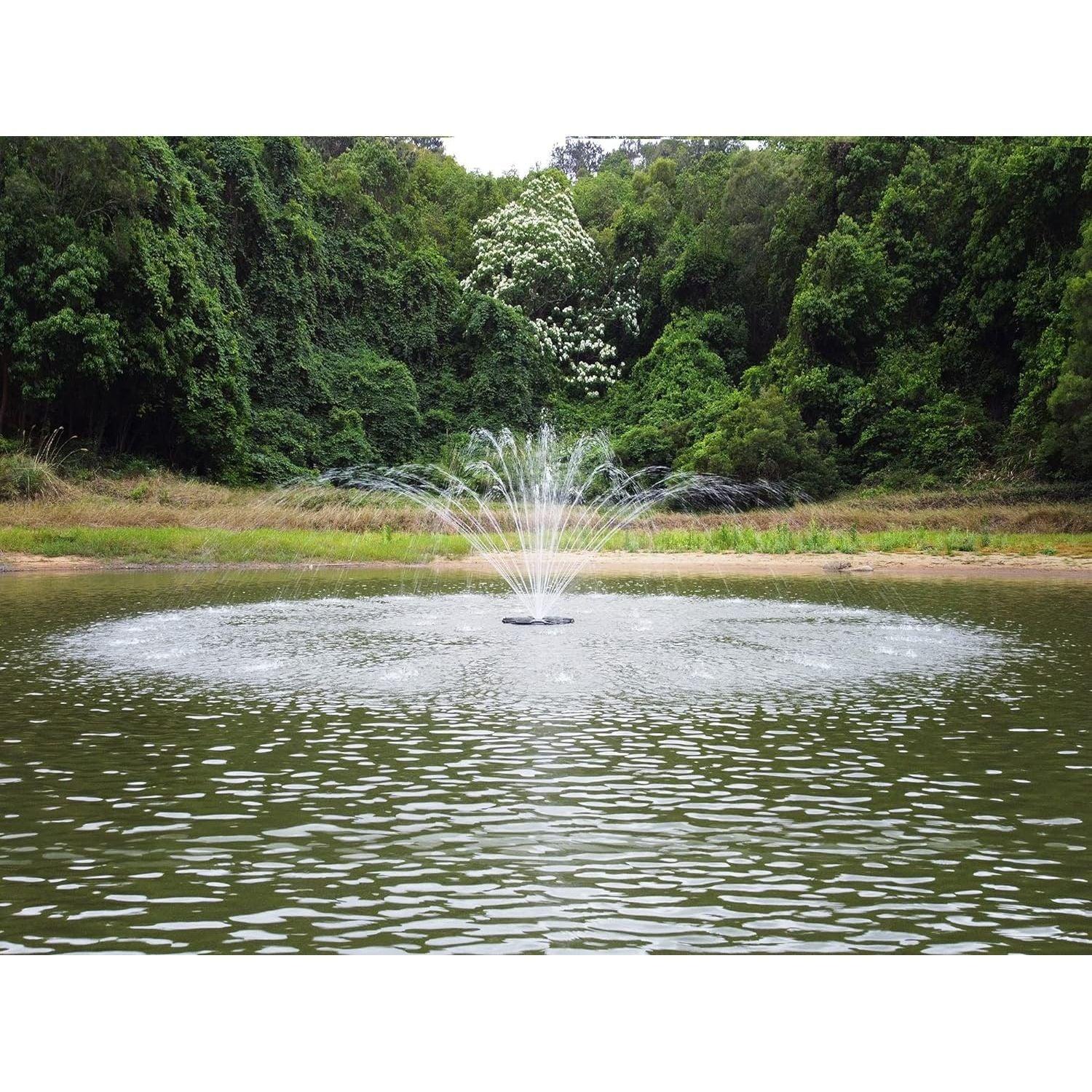 Healthy Aquatics-FS01  1/2 HP Floating Fountain Fountain Healthy Aqua   