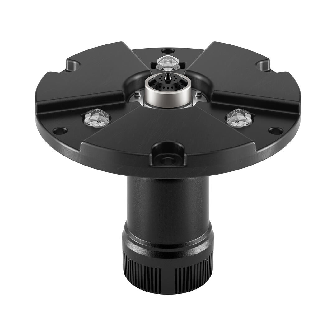 HQUA FS03 Floating Pond Fountain — 120W Motor, 4 Spray Nozzles & Built-In RGB Color-Changing LED Lights