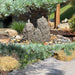 Blue Thumb Triple Matterhorn GFRC boulder fountain installed by Hefscapes