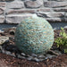Jade pebbled sphere fountain