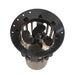 Top view of Ice Eater Gen 2 P1000 glide-cage motor mount with 4-blade propeller