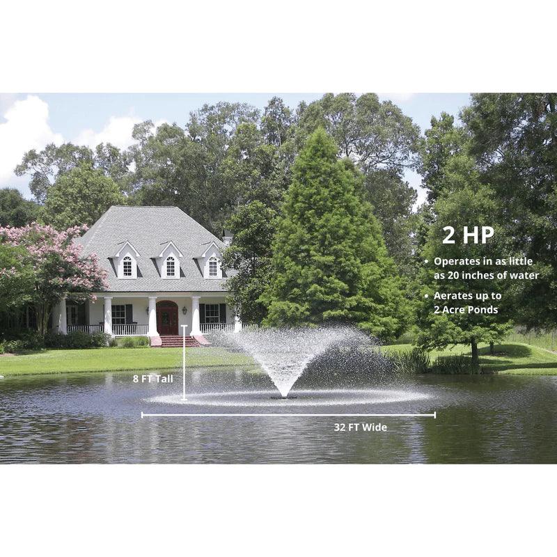 Kasco VFX Series Fountain With Lights Bundle