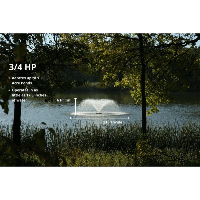 Kasco VFX Series Fountain With Lights Bundle