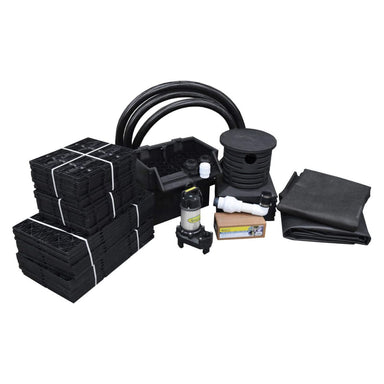 Pro-Series™ Just-A-Falls™ Kit – 18″ Spillway (7′ Stream) With High Strength Res-Cubes Waterfall Kit EasyPro