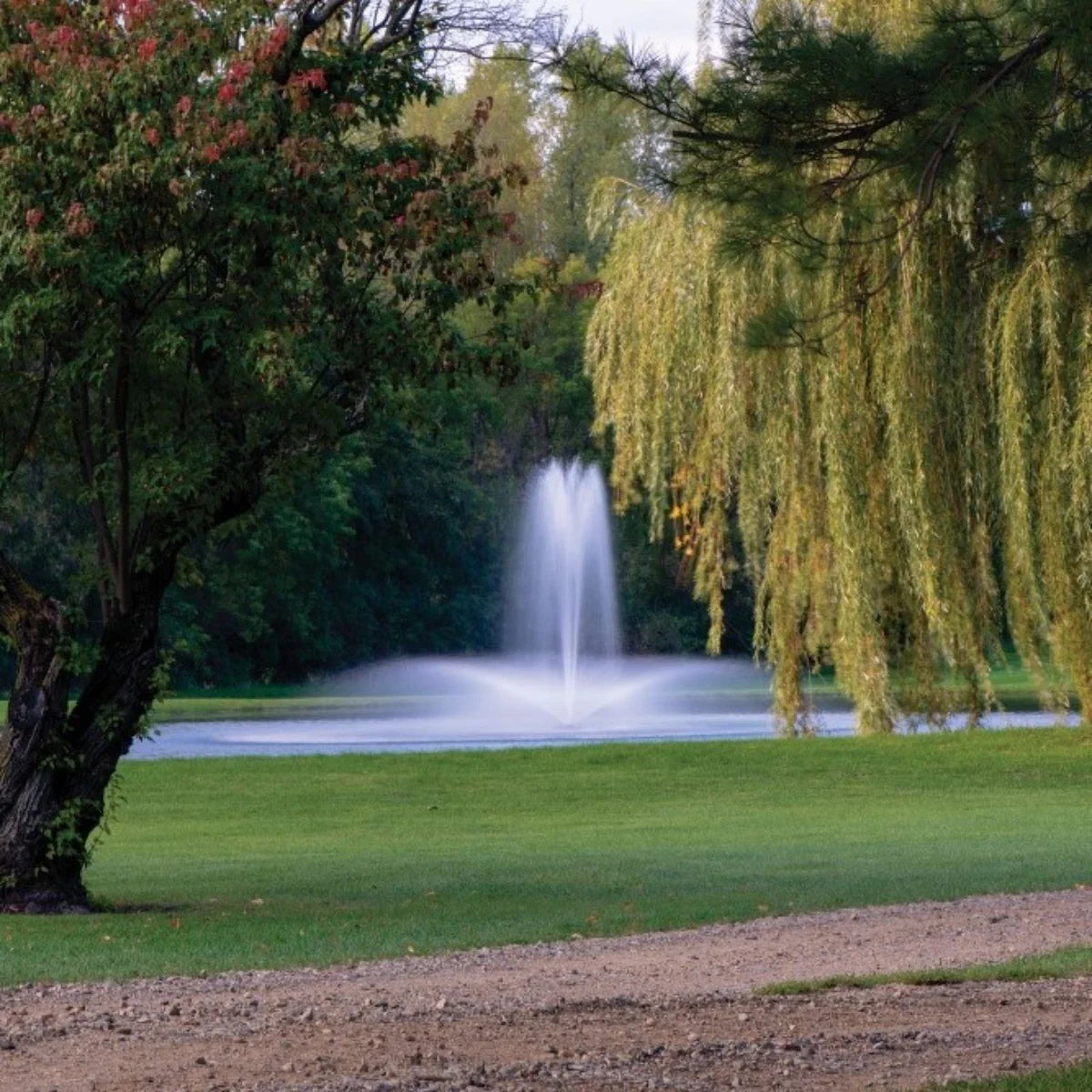 Kasco J Series Fountain With Lights Bundle