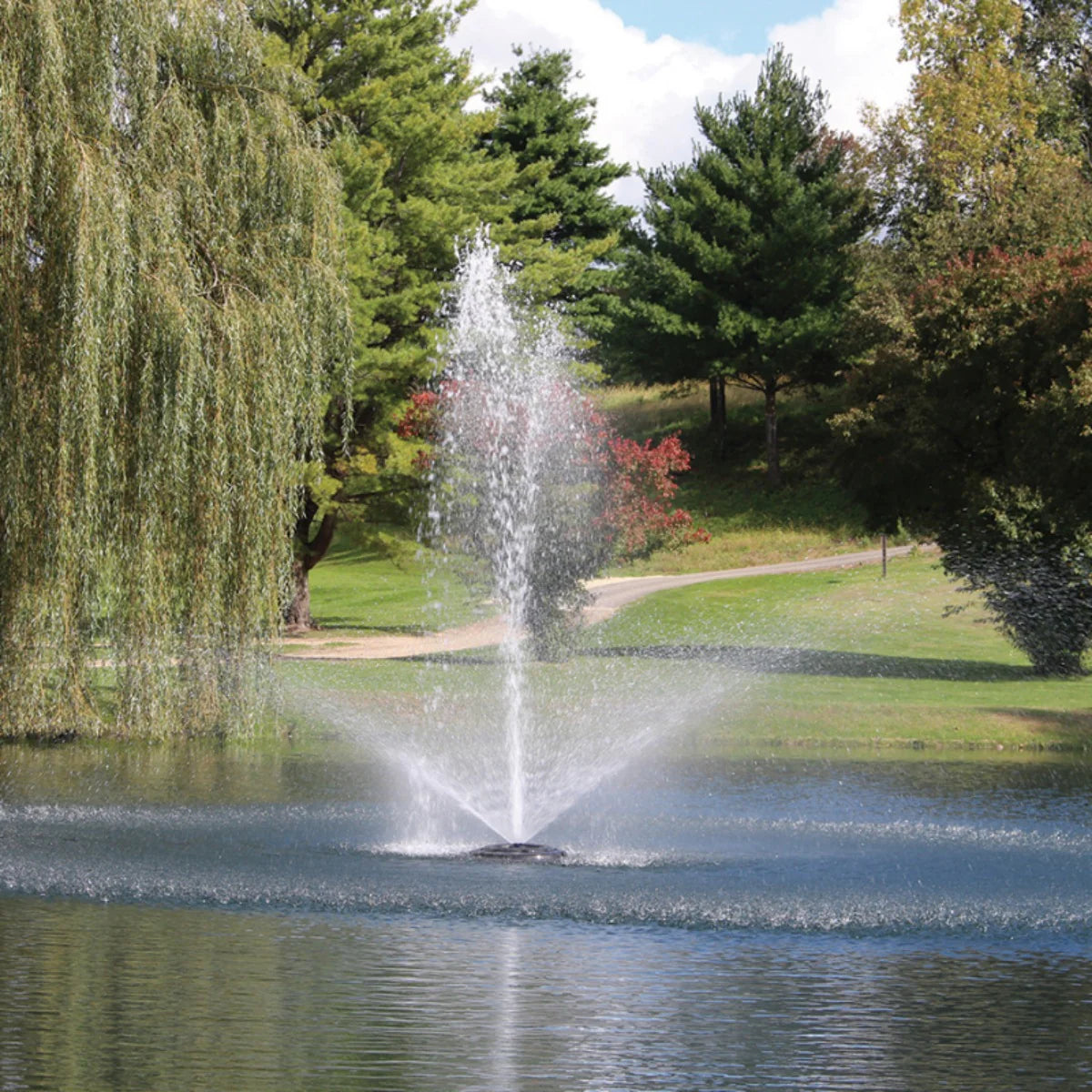 Kasco J Series Fountain With Lights Bundle