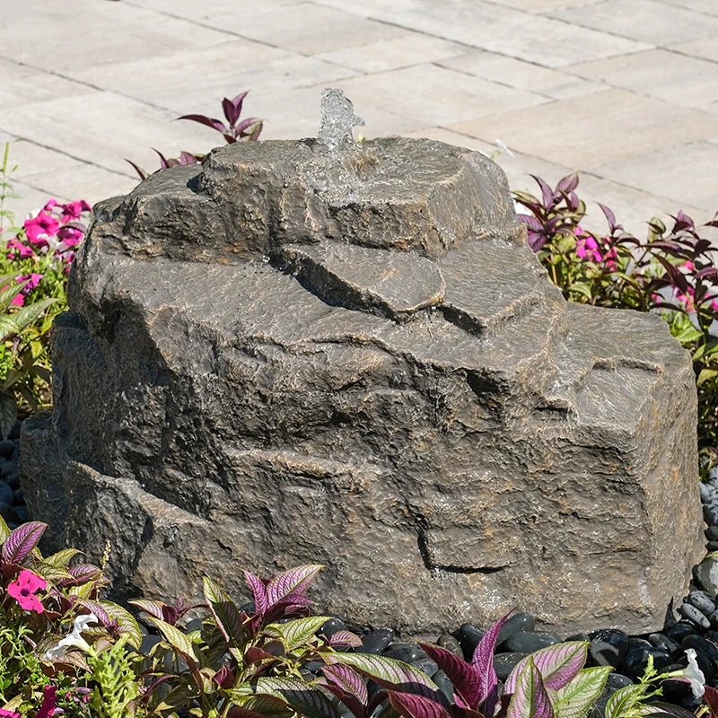 Mountain Spring boulder fountain kit