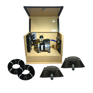 AerMasterPro3 components including  diffusers and hoses on a white background