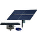 Outdoor WaterS olutions Aerify SolarSolar panel system with two panels, a pump, and a hose on a white background