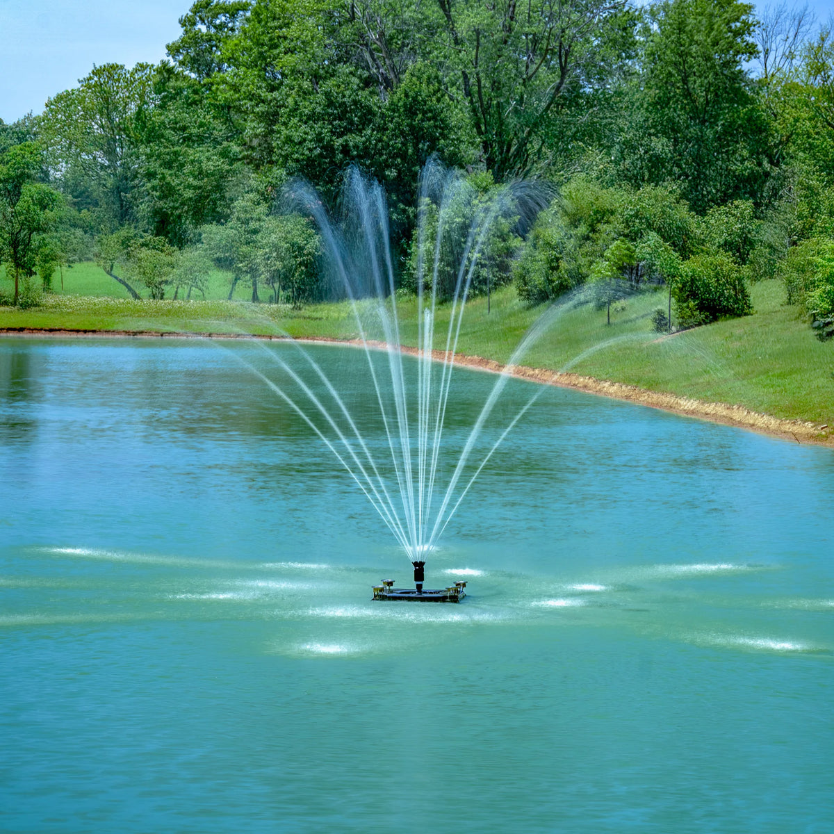 Outdoor Water Solutions Classic - Floating Pond Fountain - 230V — Your ...
